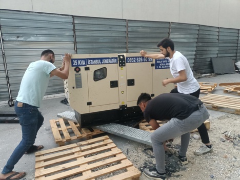 İş Makineleri, Jeneratör, Perkins, Baudouin 25 Kva Otomatik Kabinli Motorlu