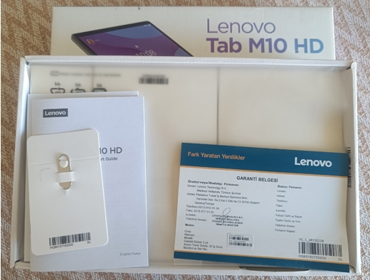 Lenovo lenova m10 HD 2.Nesil tablet  Lenovo, KUTUSUNDA ÇİZİKSİZ İLK GELEN ALIR PIYASANIN ALTNDA, lenova m10 HD 2.Nesil