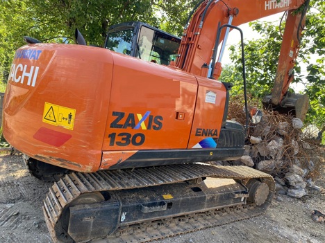 İş Makineleri, Ekskavatör, Paletli Eskavator, 2021 Hitachi Zx 130-Orjinal -532 303 0550