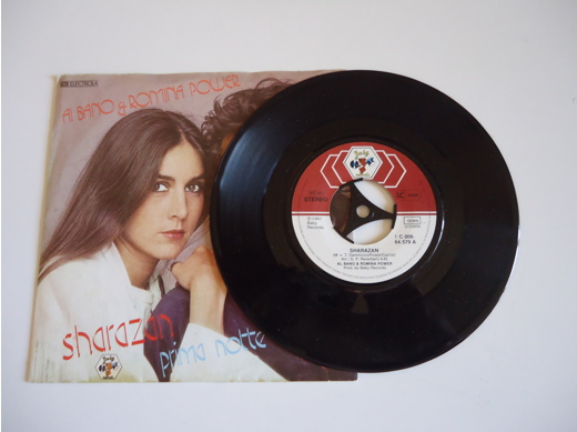 Al Bano & Romina Power Sharazan 45'lik Plak Müzik, Film (Plak,Cd, Dvd) : Al Bano & Romina Power - Sharazan 45'lik Temiz