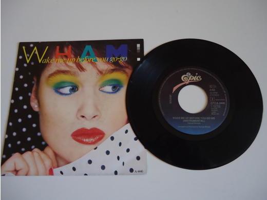 Wham (George Michael) Wake me up Before You Go Go 45'lik Plak Müzik, Film (Plak,Cd, Dvd) : Wham - Wake me up Before You Go Go