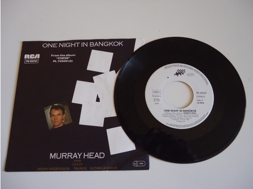 Murray Head One Night in Bangkok (45'lik) Plak Müzik, Film (Plak,Cd, Dvd) : Murray Head - One Night in Bangkok 45'lik Tertemi