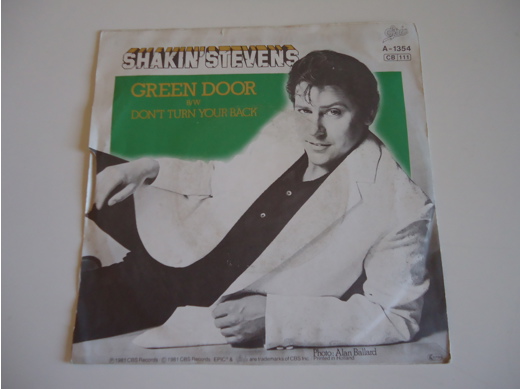 Shakin Stevens Green Door 45'lik Plak Müzik, Film (Plak,Cd, Dvd) : Shakin Stevens - Green Door 45'lik Temiz