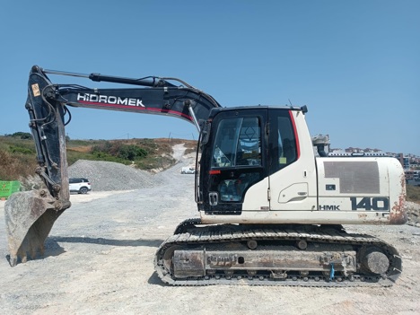 İş Makineleri, Ekskavatör, Paletli Eskavator, 2017 Hidromek 140 Lc-Orjinal 532 303 0550