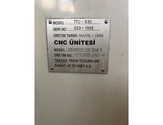 TAKSAN Ttc630 Cnc Torna İş Makineleri : Taksan Ttc630 Cnc Torna Tezgahı