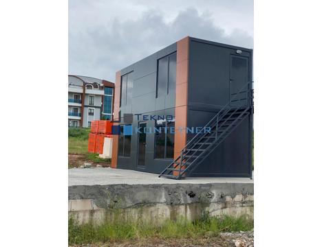 Ev, Bahçe Eşyaları, Diğer Ev Eşyaları, Tekno Konteyner, İster Ofis İster Konut, Kompozit Konteyner, 42M2 İki Katlı Kompozitli