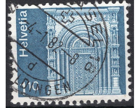 Koleksiyon, Pullar, İsviçre 1975 Damgalı Sürekli Seri 2