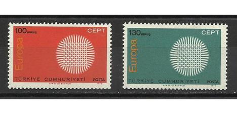 Koleksiyon, Pullar, 1970 Damgasız Cept Serisi