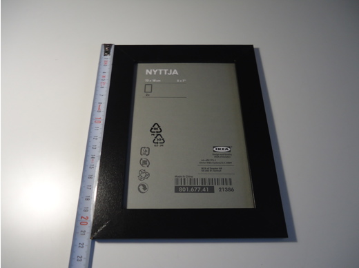 Ikea Çerçeve Ev, Bahçe Eşyaları : Ikea Nyttja Çerçeve Siyah Yeni 13x18 cm.