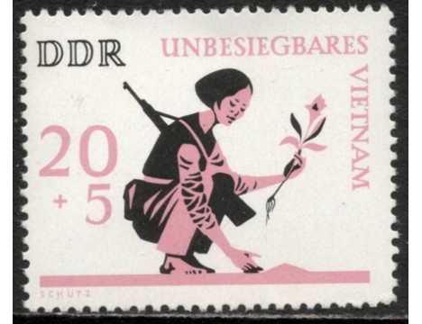 Koleksiyon, Pullar, Almanya (Doğu) 1966 Damgasız Vietnam Savaşı Serisi