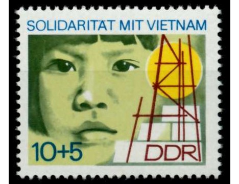 Koleksiyon, Pullar, Almanya (Doğu) 1973 Damgasız Vietnam Serisi