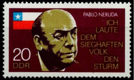 Koleksiyon, Pullar, Almanya (Doğu) 1974 Damgasız Pablo Neure Anısına S