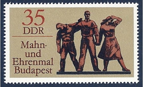 Koleksiyon, Pullar, Almanya (Doğu) 1976 Damgasız Budapeşte Anıtı Seris