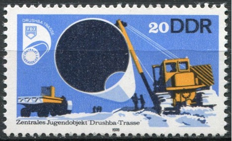 Koleksiyon, Pullar, Almanya (Doğu) 1978 Damgasız Orenburg’Dan Rusya Sı