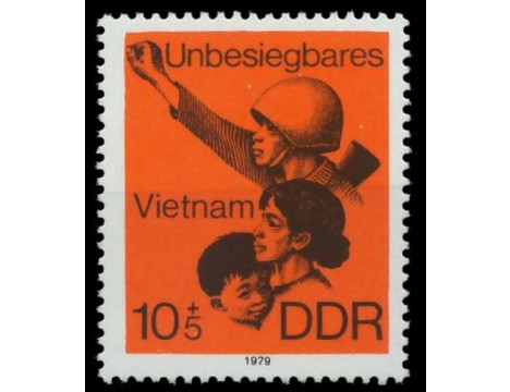 Koleksiyon, Pullar, Almanya (Doğu) 1979 Damgasız Vietnam Serisi