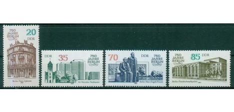 Koleksiyon, Pullar, Almanya (Doğu) 1987 Damgasız Berlin'in 750. Yılı S