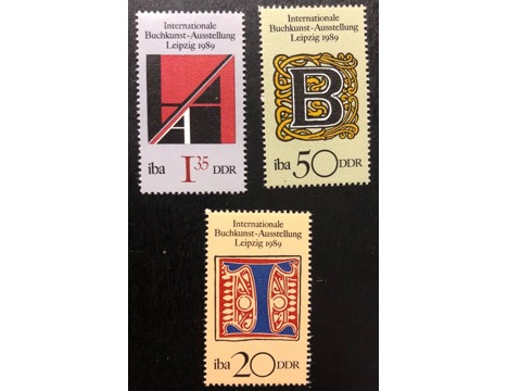 Koleksiyon, Pullar, Almanya (Doğu) 1989 Damgasız Uluslararası Kitap Sa