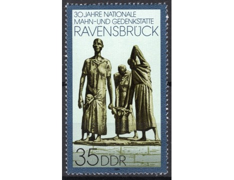Koleksiyon, Pullar, Almanya (Doğu) 1989 Damgasız Ravensbrück Anıtı Ser