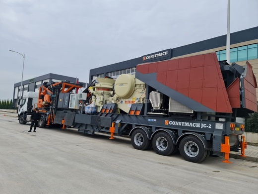 Constmach Mobil Konkasör Mobil Konkasör İş Makineleri : 60-80 T/S Kapasiteli Mobil Kırma Eleme Tesisi