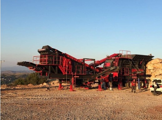 Constmach Mobil Konkasör Mobil Konkasör İş Makineleri : Mobil Kalker Taş Kırma Eleme Tesisi