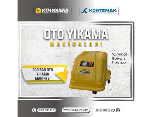 KONTEMAK Oto Yıkama Oto Yıkama Makinesi KONTEMAK, Oto Yıkama Makinası 200 Bar Orjinal İtalyan Ar Pom