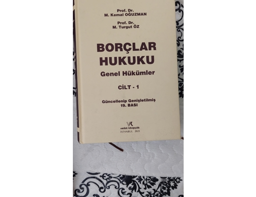 Borçlar Hukuku Genel Hükümler Kemal Oğuzman cilt 2