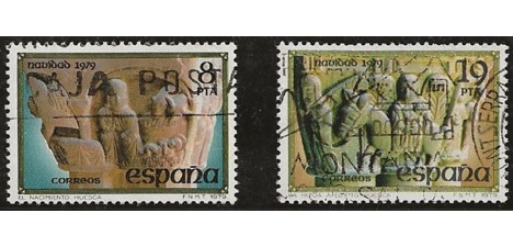 Koleksiyon, Pullar, İspanya 1979 Damgalı Christmas Serisi