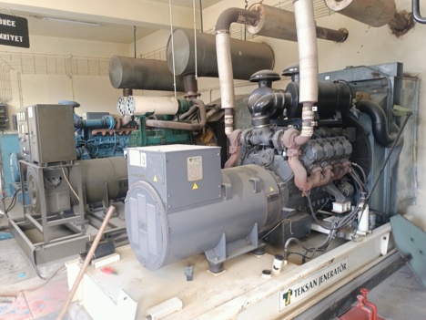 İş Makineleri, Jeneratör, Aksa 1435 Kva Cummins Stamford