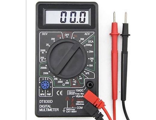 DT-830D Siyah Dijital Multimetre Dt-830D Siyah Dijital Ölçü Aleti Krokodil 2 Takım Cat6 Jak Elektronik Eşya : Dt-830D Siyah D