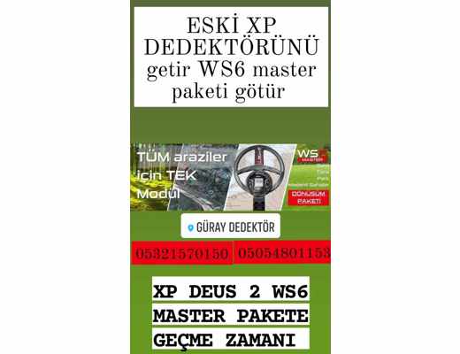 XP DEDEKTÖR Xp Deus Orx Gmaxx Goldmaxx Power Adventi Xp Dedektör Değişim XP DEDEKTÖR, Xp Deus 2 Ws6 Master Kablosuz Kulaklık 