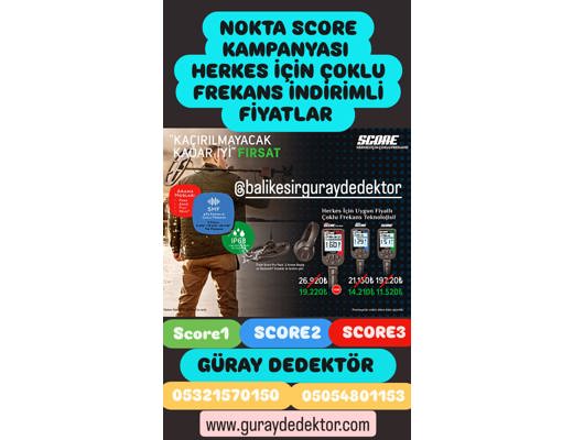 Nokta Nokta score 1-2-3 Multi frekans dedektor Nokta, Nokta Score indirim Kampanyası Herkesi Çoklu Freka, Nokta score 1-2-3