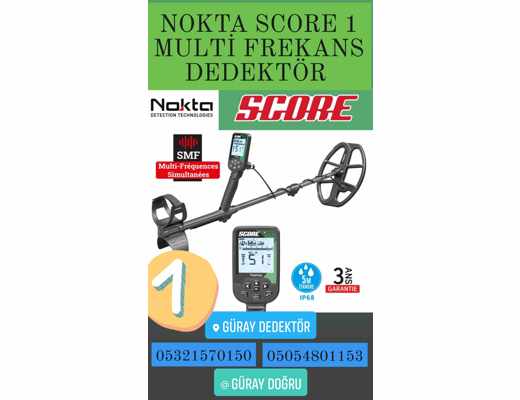 Nokta Nokta score 1 Multi frekans dedektör Nokta, Nokta Duoble Score 1 Çoklu Frekans Dedektör #güray, Nokta score 1