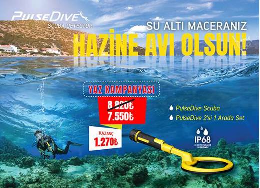 Nokta Nokta pulse dive indirim Scuba pulse dive kampanyası Diğerleri : Nokta Pulse Dive Scuba 20 Cm Sualtı Dedektör ve No