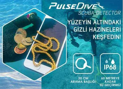 Nokta Nokta pulse dive indirim Scuba pulse dive kampanyası Diğerleri : Nokta Pulse Dive Scuba 20 Cm Sualtı Dedektör ve No