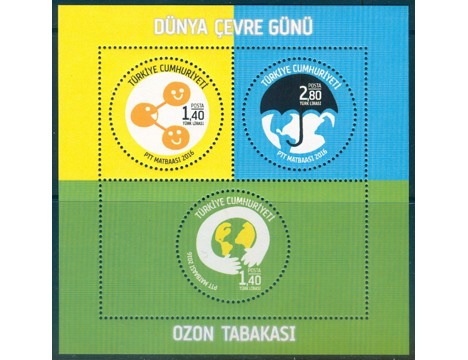 Koleksiyon, Pullar, 2016 Damgasız Dünya Çevre Günü (Ozon Tabakası) Bl