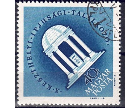 Koleksiyon, Pullar, Macaristan 1963 Damgalı 10.Gençlik Festivali Seris
