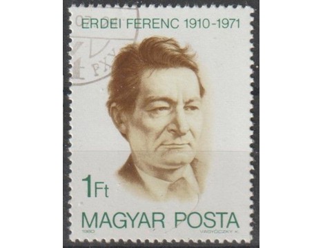 Koleksiyon, Pullar, Macaristan 1980 Damgalı Ference Erdei’Nin Doğumunu