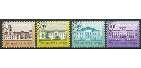 Koleksiyon, Pullar, Macaristan 1987 Damgalı Kaleler Sürekli Seri 1