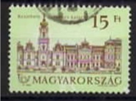 Koleksiyon, Pullar, Macaristan 1992 Damgalı Kaleler-Keszthely Kalesi S
