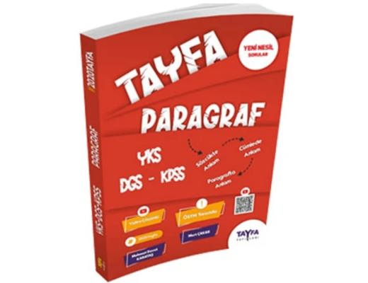 TAYFA PARAGRAF Tayfa Yayınları Test Kitabı, TAYFA PARAGRAF, Tayfa Yayınları