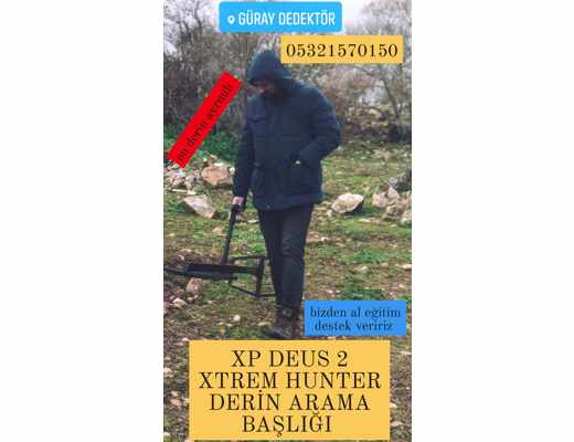 XP DEUS 2 Xtrem Hunter Derin Arama Başlık XP DEUS 2, Xp Deus 2 Xtrem Hunter Derin Arama Başlığı