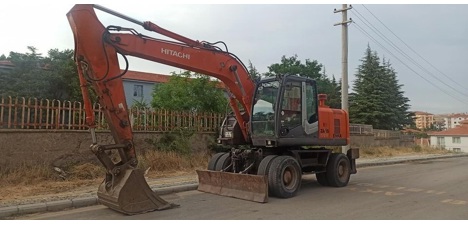 İş Makineleri, Ekskavatör, 2011 Hitachi Zx 170-W-3, Lastikli Eskavator., 2011 Hitachi Zx 170 W-3-Orjinal-532 303 0550