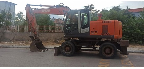İş Makineleri, Ekskavatör, 2011 Hitachi Zx 170-W-3, Lastikli Eskavator., 2011 Hitachi Zx 170 W-3-Orjinal-532 303 0550