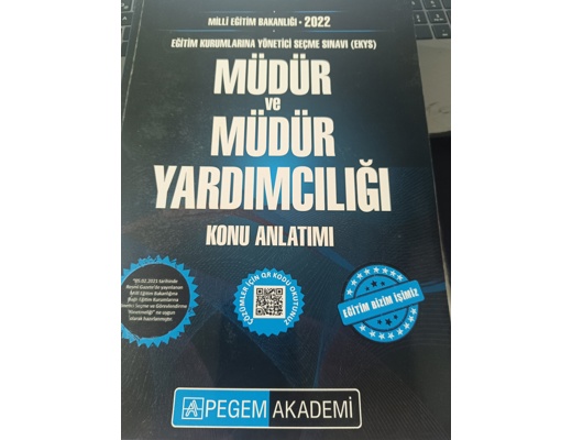 Müdür ve Müdür Yardımcılığı konu anlatım Pegem Ekys Müdür ve Müdür Yardımcılığı konu anlatım, Pegem