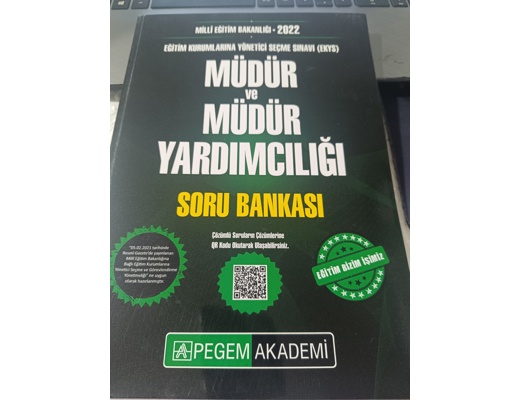 Müdür ve Müdür Yardımcılığı soru bankası Pegem Ekys Müdür ve Müdür Yardımcılığı soru bankası, Pegem