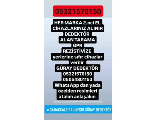 Tüm markalar Gpr alan tarama rezistivizi dedektör Dedektor alan tarama rezistivi Tüm markalar, 2.inci El Her Marka Cihazların