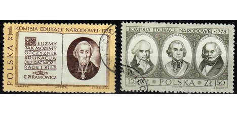 Koleksiyon, Pullar, Polonya 1973 Damgalı Ulusal Eğitim Komisyonu’Nun 2