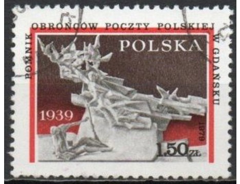 Koleksiyon, Pullar, Polonya 1979 Damgalı Gdansk’Taki Postanenin Savunm