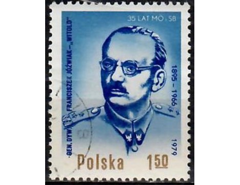 Koleksiyon, Pullar, Polonya 1979 Damgalı Polonya Polisi İstihbarat Te