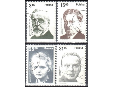 Koleksiyon, Pullar, Polonya 1982 Damgalı Polonyalı Nobel Ödülü Sahiple